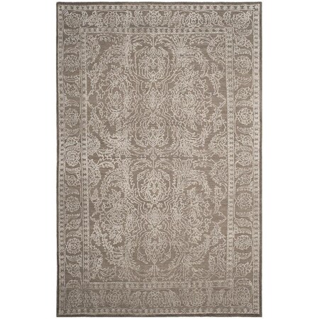 Safavieh 6 x 9 ft. Chester Hand Knotted Rectangle Area Rug Stone Grey & Pearl CHS543B-6
